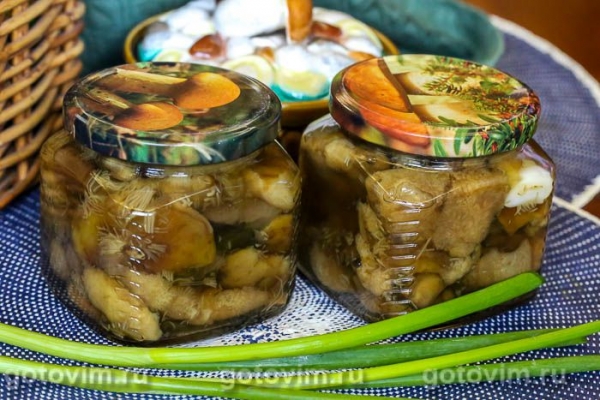 Польские грибы маринованные
