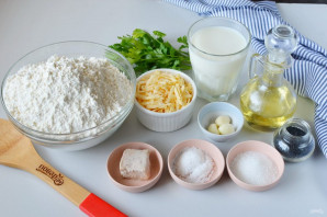 Багет с сыром и чесноком Багет с сыром и чесноком