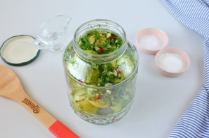 Помидоры зеленые фаршированные на зиму Помидоры зеленые фаршированные на зиму