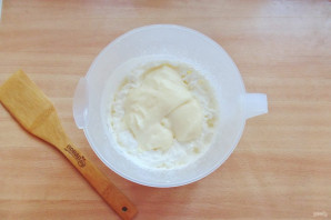 Шоколадный торт с кремом "Пломбир" Шоколадный торт с кремом "Пломбир"