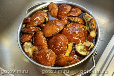 Польские грибы маринованные
