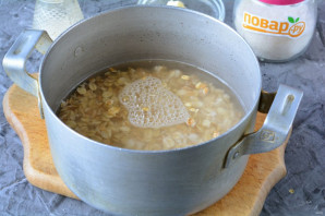 Овсяная каша с дыней