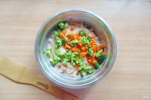 Куриное суфле с брокколи Куриное суфле с брокколи