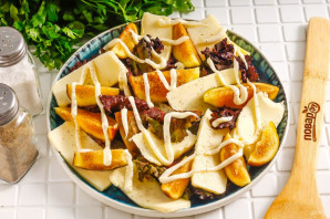 Салат с инжиром и моцареллой Салат с инжиром и моцареллой