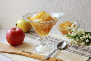 Карамельное варенье из яблок Карамельное варенье из яблок