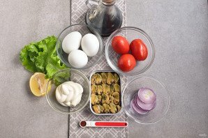 Салат из мяса мидий Салат из мяса мидий