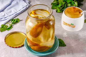 Компот из груши дички на зиму