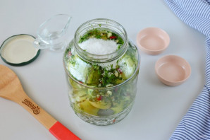 Помидоры зеленые фаршированные на зиму Помидоры зеленые фаршированные на зиму