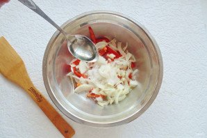 Маринованные вешенки с болгарским перцем Маринованные вешенки с болгарским перцем