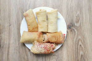 Блинчики с яблоком и брусникой Блинчики с яблоком и брусникой