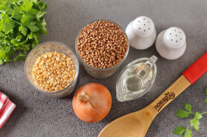 Гречневая каша с горохом Гречневая каша с горохом