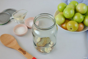 Рецепт маринованных зеленых помидоров Рецепт маринованных зеленых помидоров