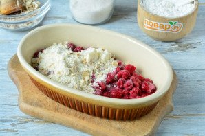 Крамбл с малиной Крамбл с малиной