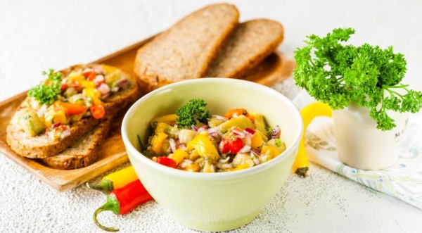 Хоровац, икра из печеных овощей, пошаговый рецепт с фото