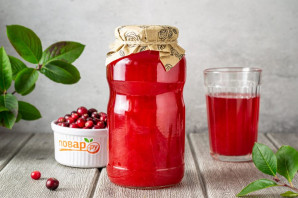 Морс из клюквы на зиму Морс из клюквы на зиму