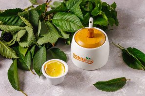 Компот из листьев вишни на зиму