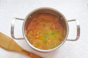 Куриный суп с сельдереем и рисом Куриный суп с сельдереем и рисом