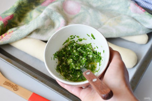 Багет с сыром и чесноком Багет с сыром и чесноком