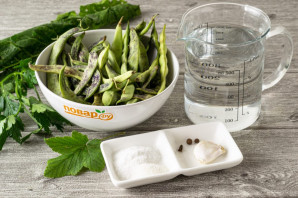 Малосольная стручковая фасоль