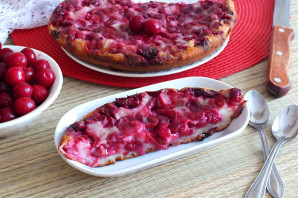 Клафути с вишней в мультиварке