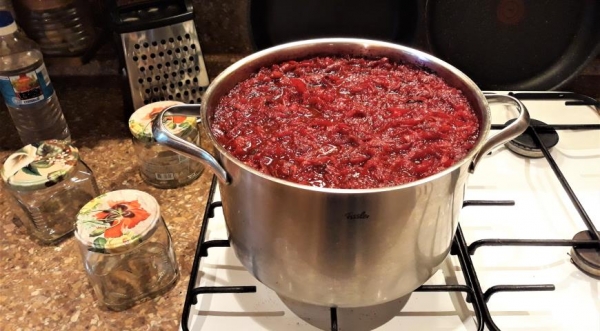 Заправка для борща, свекольника на зиму, пошаговый рецепт с фото