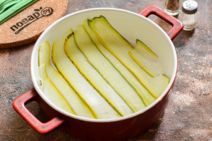 Лазанья из кабачков с рикоттой Лазанья из кабачков с рикоттой