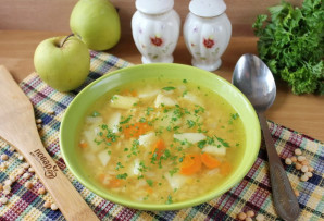 Гороховый суп с яблоками Гороховый суп с яблоками