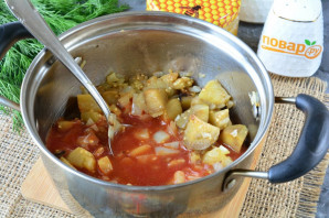 Баклажаны в кисло-сладком соусе на зиму Баклажаны в кисло-сладком соусе на зиму