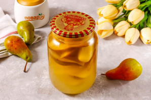 Компот из груши дички на зиму