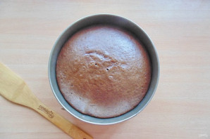 Шоколадный торт с кремом "Пломбир" Шоколадный торт с кремом "Пломбир"