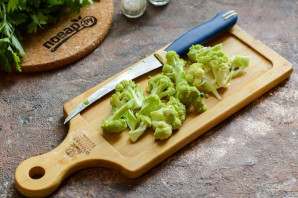 Омлет с брокколи на пару Омлет с брокколи на пару