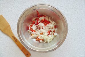 Маринованные вешенки с болгарским перцем Маринованные вешенки с болгарским перцем