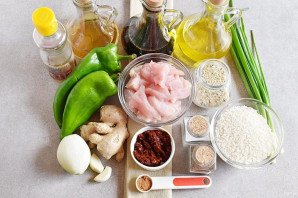 Курица по-китайски с рисом Курица по-китайски с рисом