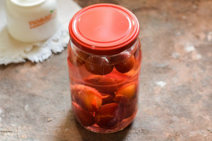 Компот из клубники и сливы на зиму Компот из клубники и сливы на зиму