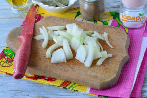 Маринованные вешенки с луком Маринованные вешенки с луком