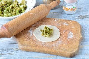 Пельмени с брокколи