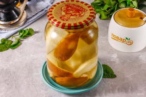 Компот из груши дички на зиму