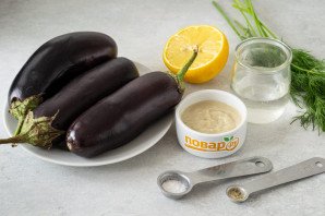 Баклажаны с тхиной Баклажаны с тхиной