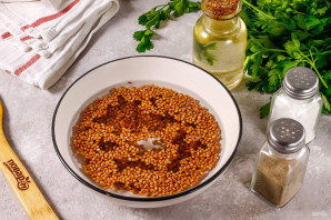 Гречка с болгарским перцем Гречка с болгарским перцем