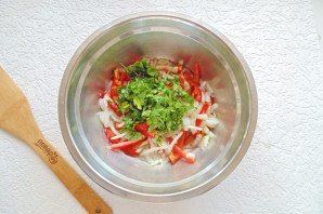 Маринованные вешенки с болгарским перцем Маринованные вешенки с болгарским перцем