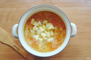 Гороховый суп с яблоками Гороховый суп с яблоками