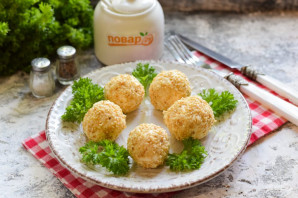 Простые сырные шарики Простые сырные шарики