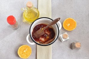 Утиные грудки под соусом