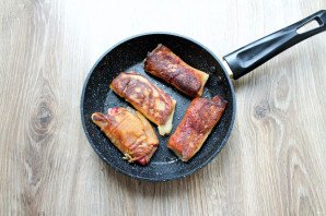 Блинчики с яблоком и брусникой Блинчики с яблоком и брусникой