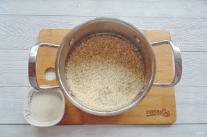 Жидкая овсянка на воде