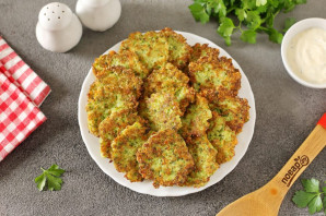 Котлеты из брокколи с манкой Котлеты из брокколи с манкой