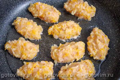 Куриные котлеты с тыквой Куриные котлеты с тыквой