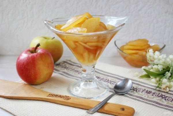 Карамельное варенье из яблок Карамельное варенье из яблок