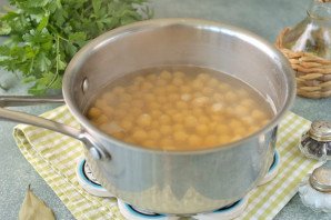 Суп с нутом и брокколи Суп с нутом и брокколи