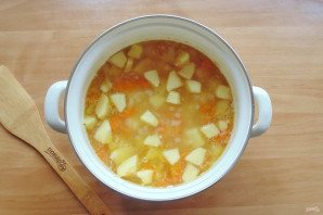 Гороховый суп с яблоками Гороховый суп с яблоками